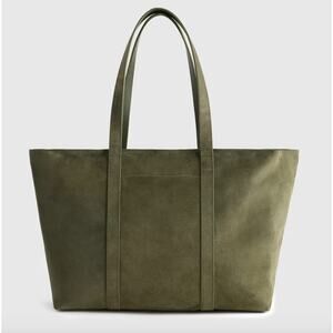 Quince NEW Italian Suede Everyday Tote, Olive